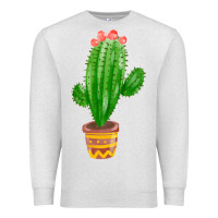 Oatmeal Heather mexican cactus Premium Sweatshirt - FaDigitalArtStudio