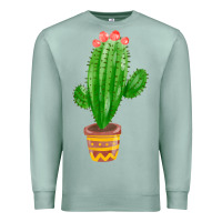 Seafoam mexican cactus Premium Sweatshirt - FaDigitalArtStudio