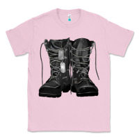 Bubblegum Pink soldier boots Classic Tee - RanaPortraitStore