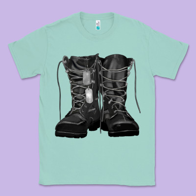 Soldier Boots Classic Tee Designed By Ranaportraitstore