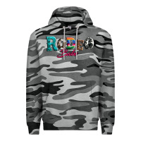 Slate Camo rodeo babe turquoise serape cowhide leopard Premium Hoodie - Artiststas
