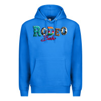 True Royal rodeo babe turquoise serape cowhide leopard Premium Hoodie - Artiststas