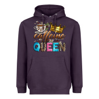 Plum caffeine queen Heavyweight Hoodie - Zillion Design Studio