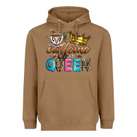 Toasted Coconut caffeine queen Heavyweight Hoodie - Zillion Design Studio