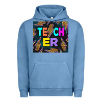 Pigment Pebble Blue Teacher Day Urban Hoodie - LillyAllenDesigns