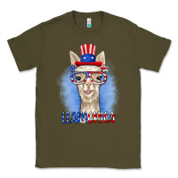 Army Green llamerica Classic Tee - RanaPortraitStore