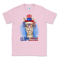 Bubblegum Pink llamerica Classic Tee - RanaPortraitStore