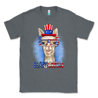 Charcoal Heather llamerica Classic Tee - RanaPortraitStore