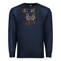 Navy halloween baby Premium Sweatshirt - CowhideDigitalArt