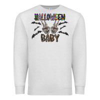 Oatmeal Heather halloween baby Premium Sweatshirt - CowhideDigitalArt