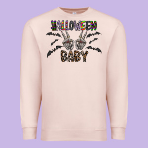 Halloween Baby Premium Sweatshirt Designed By Cowhidedigitalart