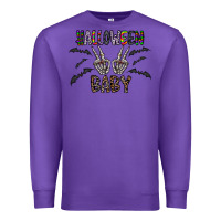 Purple halloween baby Premium Sweatshirt - CowhideDigitalArt