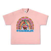 Teacherlife And Teacher Gnome Rainbow Urban Heavy Tee | Teevron