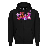 Black Halloween Heifer coffee cups Zipper Hoodie - RanaPortraitStore
