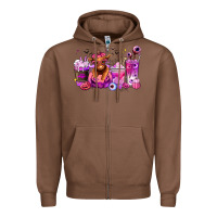 Chestnut Halloween Heifer coffee cups Zipper Hoodie - RanaPortraitStore