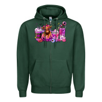 Sports Green Halloween Heifer coffee cups Zipper Hoodie - RanaPortraitStore