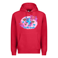 Cardinal back to school flowers fourth grade 3200x2400 Premium Hoodie - AdoDesignShop