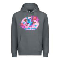 Rock back to school flowers fourth grade 3200x2400 Premium Hoodie - AdoDesignShop