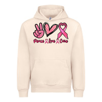 Sandshell Peace love cure Urban Hoodie - NancyCooperArtShop