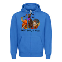 True Royal Happy Howl-o-ween Zipper Hoodie - RanaPortraitStore