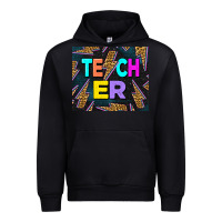 Black Western Teacher Flash Urban Hoodie - LillyAllenDesigns