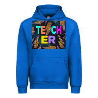 Cobalt Western Teacher Flash Urban Hoodie - LillyAllenDesigns