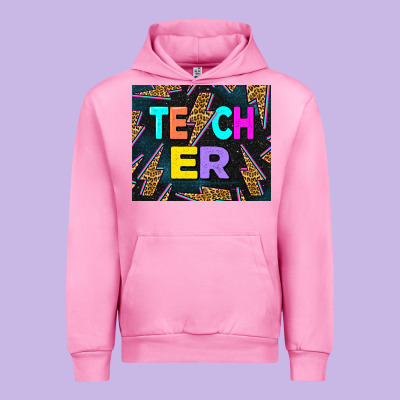 Western Teacher Flash Urban Hoodie Designed By Lillyallendesigns