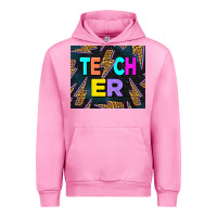 Fuchsia Pink Western Teacher Flash Urban Hoodie - LillyAllenDesigns