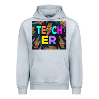Heather Grey Western Teacher Flash Urban Hoodie - LillyAllenDesigns