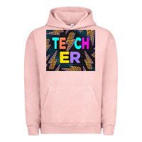 Pigment Salmon Western Teacher Flash Urban Hoodie - LillyAllenDesigns