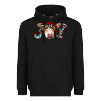 Black christmas joy cow Heavyweight Hoodie - RanaPortraitStore
