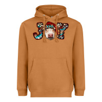 Meerkat christmas joy cow Heavyweight Hoodie - RanaPortraitStore