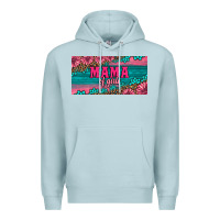 Blue Mist pink roses mama of girls license plate Premium Hoodie - Artiststas