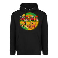 Black Mama Cita Heavyweight Hoodie - texasbilliewilder