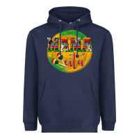 Navy Mama Cita Heavyweight Hoodie - texasbilliewilder