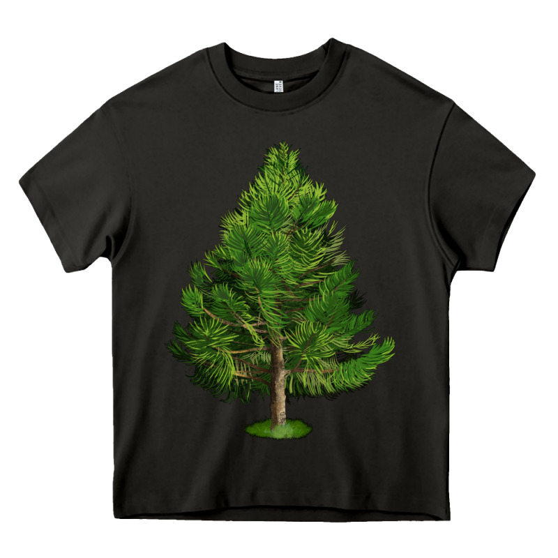 White Pine Tree Illustrations Heavy Core Tee by LillyAllenDesigns | Teevron