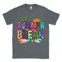 Charcoal Heather summer break Classic Tee - RanaPortraitStore