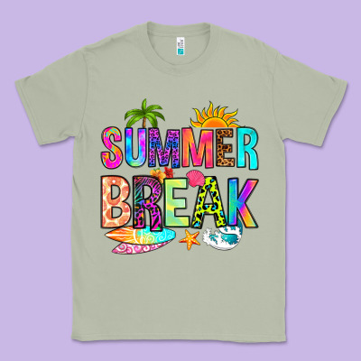 Summer Break Classic Tee Designed By Ranaportraitstore