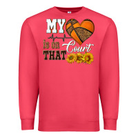 Cardinal my heart is on that court Premium Sweatshirt - HRA Design Shop