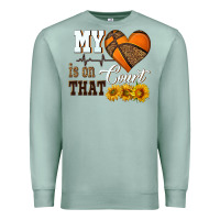 Seafoam my heart is on that court Premium Sweatshirt - HRA Design Shop