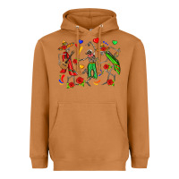 Meerkat mexican skeletons Heavyweight Hoodie - Zillion Design Studio