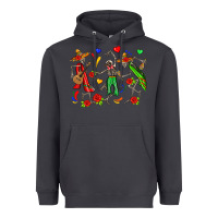 Smoke mexican skeletons Heavyweight Hoodie - Zillion Design Studio