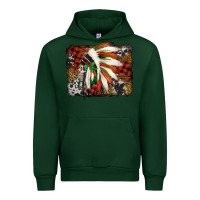 Forest Green indian headdress christmas Urban Hoodie - Jasminsmagicworld