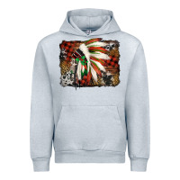 Heather Grey indian headdress christmas Urban Hoodie - Jasminsmagicworld