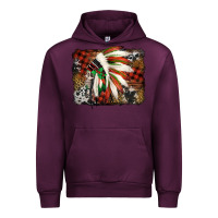 Mauve Wine indian headdress christmas Urban Hoodie - Jasminsmagicworld