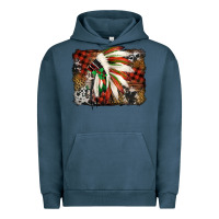 Pigment Midnight Navy indian headdress christmas Urban Hoodie - Jasminsmagicworld