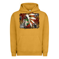 Pigment Peanut Butter indian headdress christmas Urban Hoodie - Jasminsmagicworld