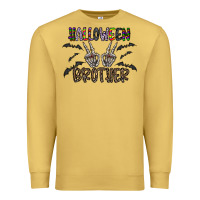 Antique Gold halloween brother Premium Sweatshirt - CowhideDigitalArt