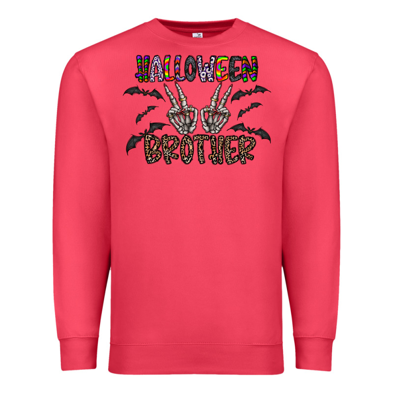 Halloween Brother Premium Sweatshirt by CowhideDigitalArt | Teevron