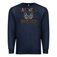Navy halloween brother Premium Sweatshirt - CowhideDigitalArt